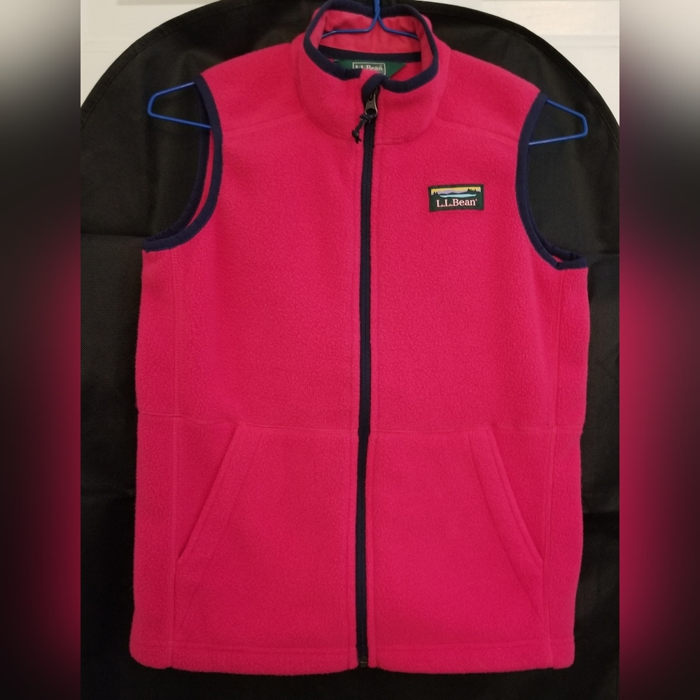 LL Bean Fleece Vest for child